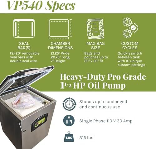 Large capacity chamber vacuum sealer — photo 5