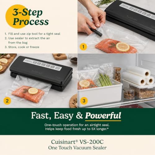 One-Touch Dry and Moist Food Sealer — photo 5