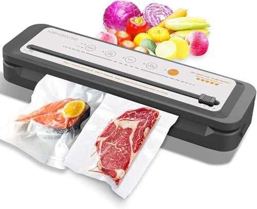 Portable Silver Food Sealer with Cutter