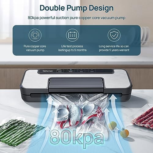 Double Pump Vacuum Sealer with Widened Heating — photo 4