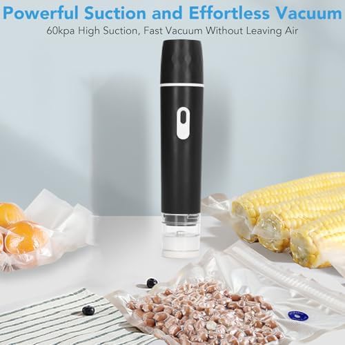 Black Handheld Rechargeable Vacuum Air Pump — photo 4