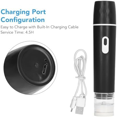 Black Handheld Rechargeable Vacuum Air Pump — photo 5