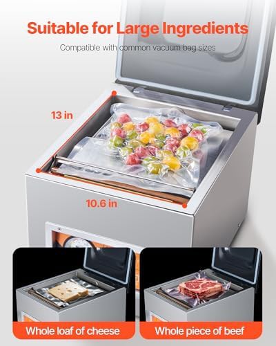 Compact chamber vacuum machine for wet foods — photo 4