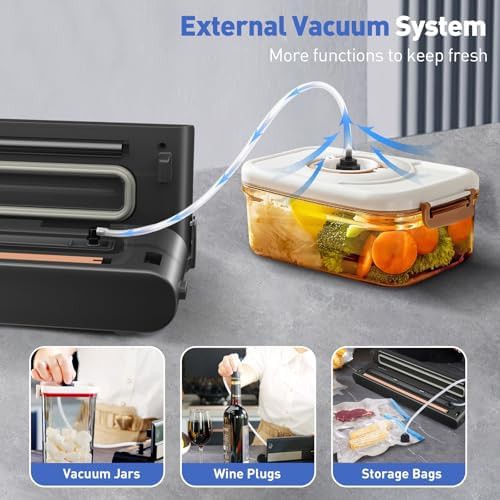 Large Cordless External Vacuum Sealer in Black — photo 5