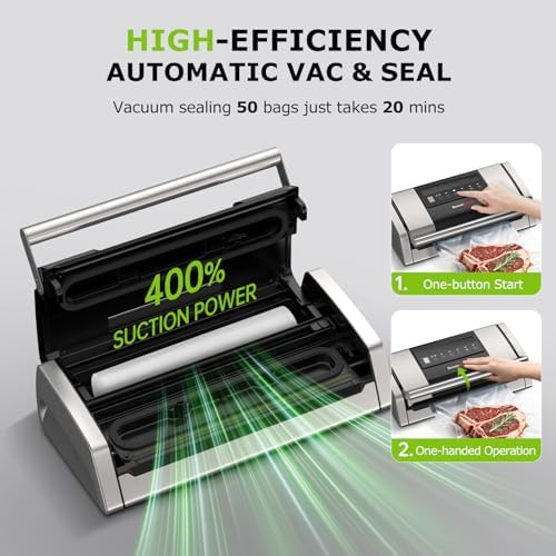 Vacuum Sealer with Digital Timer and Cutter — photo 3