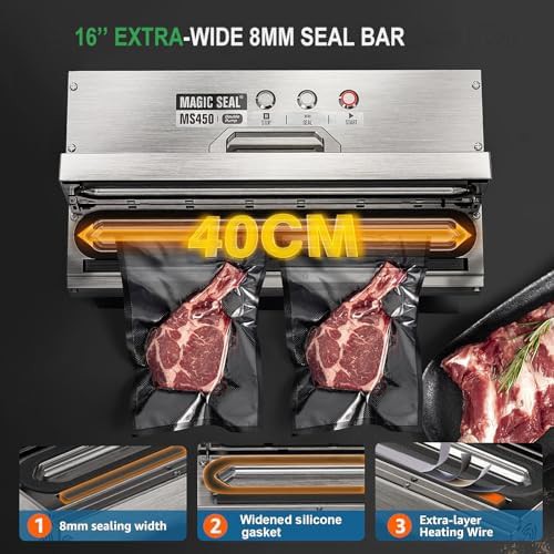 Commercial stainless steel vacuum sealer 95kPa — photo 5