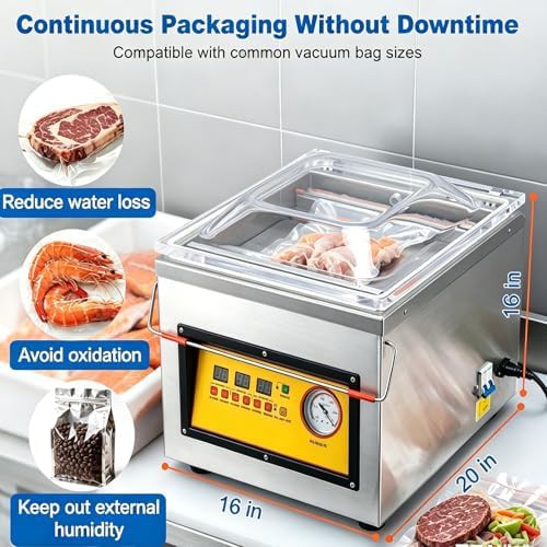 Professional Stainless Steel Chamber Vacuum Sealer — photo 3