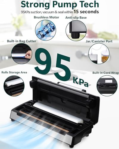 Stainless Steel 95kPA High Suction Sealer — photo 3