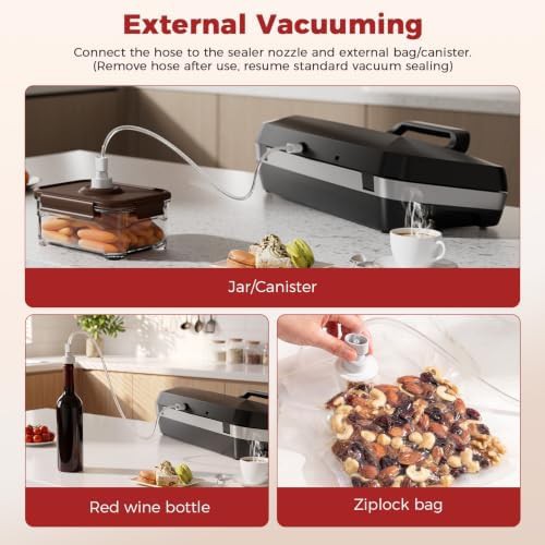 High power vacuum sealer with built-in cutter — photo 4
