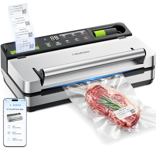 98kPa Smart Vacuum Sealer with FreshTrack Label Printing & Food