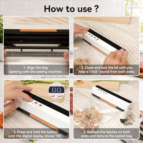 Portable Cordless Handheld Sealer with LED Indicator — photo 4