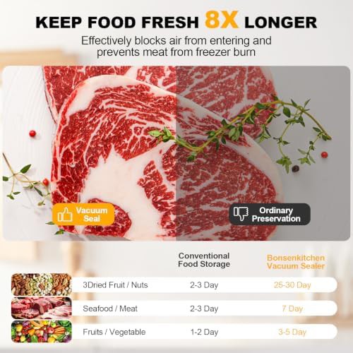 VortecSys 75kPA Strong Suction Vacuum Sealer — photo 3