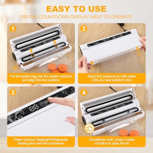 VortecSys 75kPA Strong Suction Vacuum Sealer — photo 5