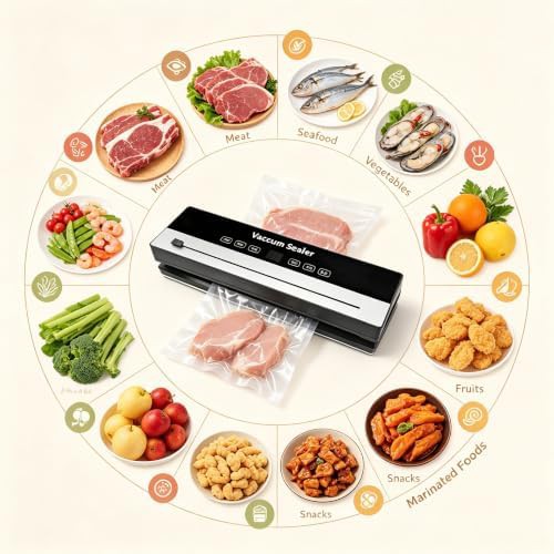 Extended seam vacuum sealer with external system — photo 5