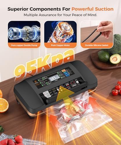 Commercial Vacuum Sealer with Double Seal Strength — photo 3