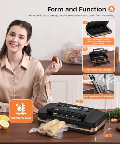 Commercial Vacuum Sealer with Double Seal Strength — photo 4