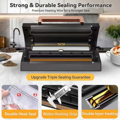 Deluxe Vacuum Sealer with Double Heat Seal — photo 3
