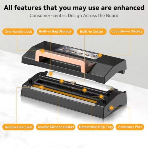 Deluxe Vacuum Sealer with Double Heat Seal — photo 5